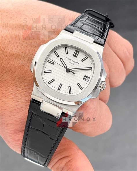 patek philippe leather strap price|patek philippe nautilus rubber strap.